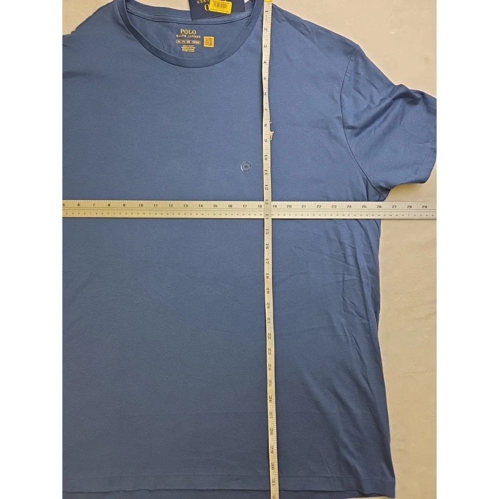 NWT‎ Polo Ralph Lauren Classics Mens T-SHIRT Size XXL Royal Blue Pink Pony Crew